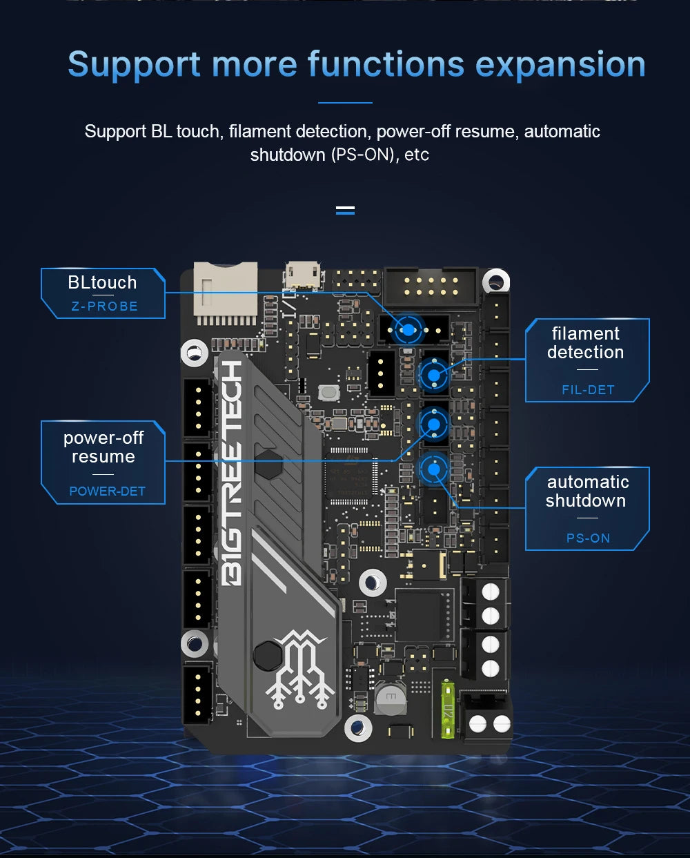 BIGTREETECH BTT SKR Mini E3 V3.0 carte mère avec TMC2209 UART VS SKR 2 carte mère d'imprimante 3D pour Ender 3 Ender 5 Pro CR 10