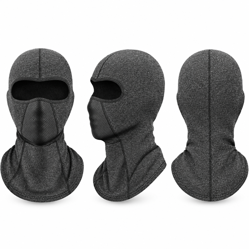 Cagoule grise 3 angles