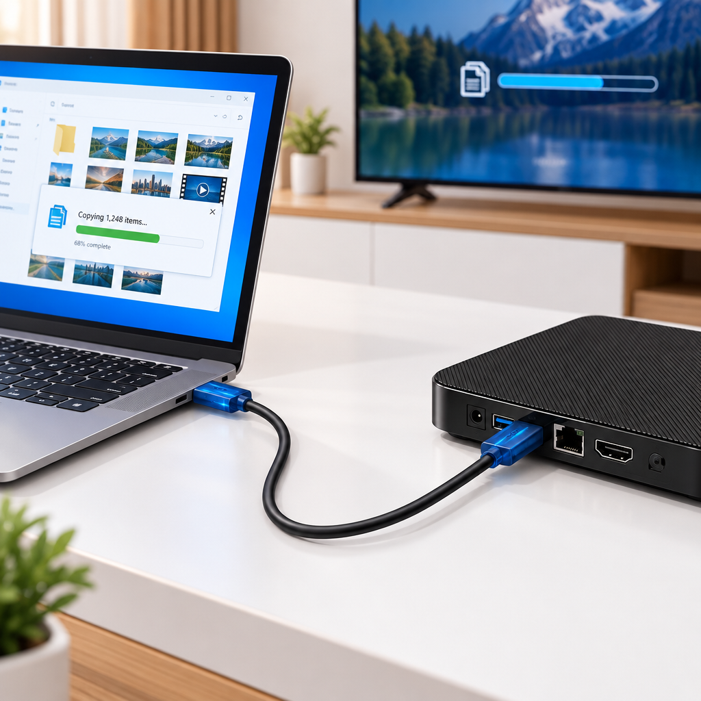Laptop TV box